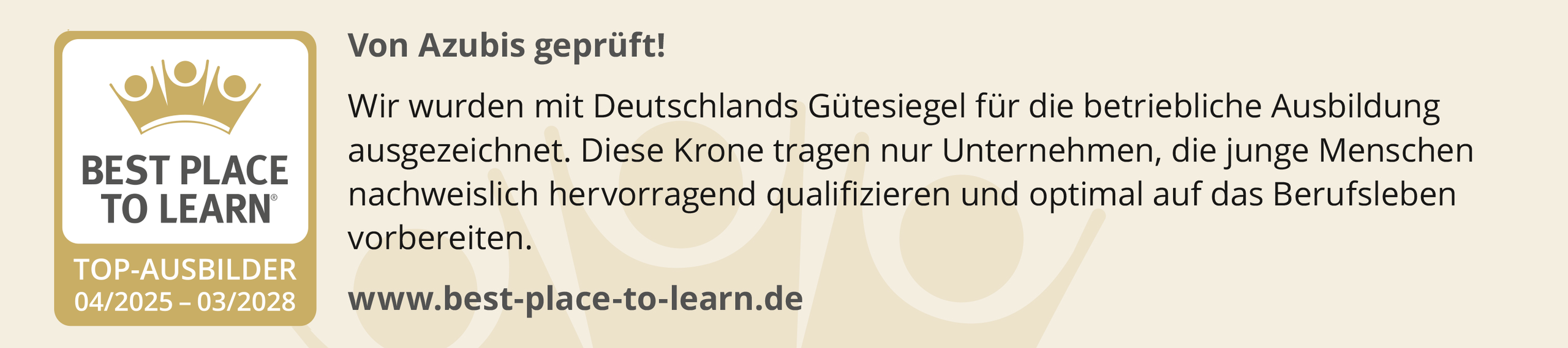 Von Azubis geprüft Banner 04/25