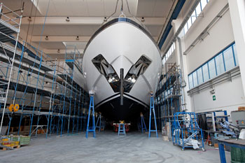 Schiff wird gebaut