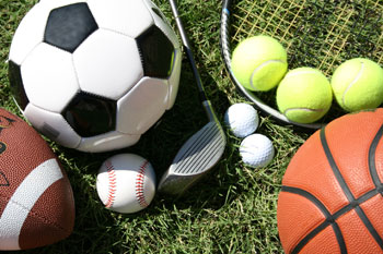 Sportstudium dual verschiedene Sportbälle