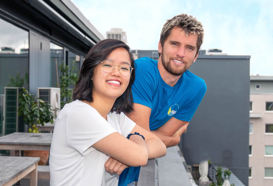 Unsere Dachterrassen laden zum Entspannen und Sonne tanken in der Pause ein.